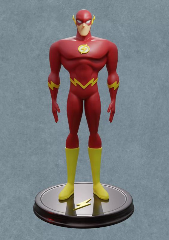 The Flash Justice League the animated series