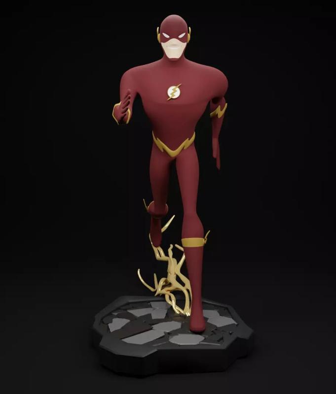 The Flash Cartoon Figure