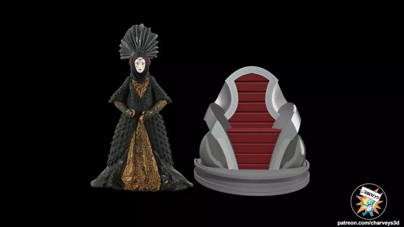 Star Wars Naboo Royal Starship Throne for 4 and 6 inch figures
