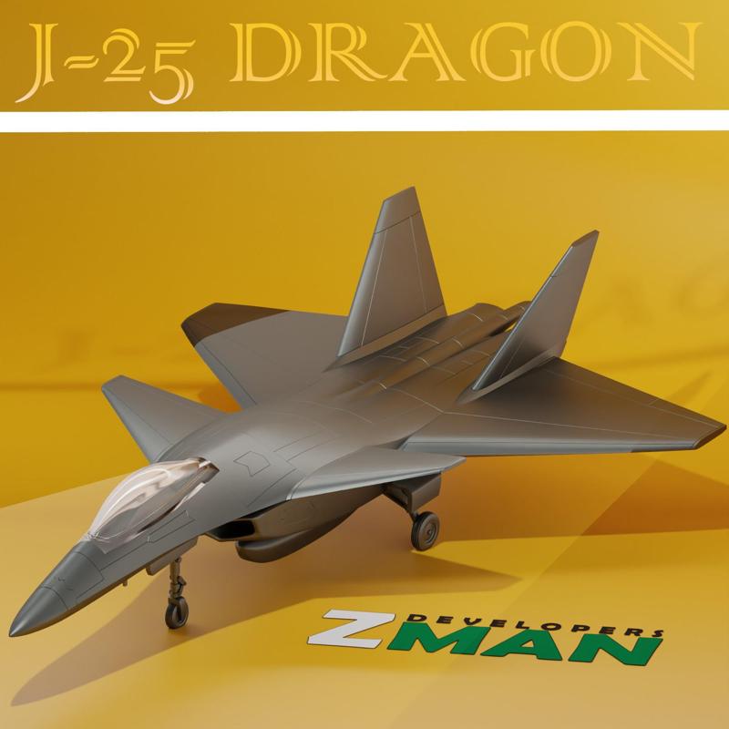 J-25 GHOST ( STEALTH FIGHTER JET)