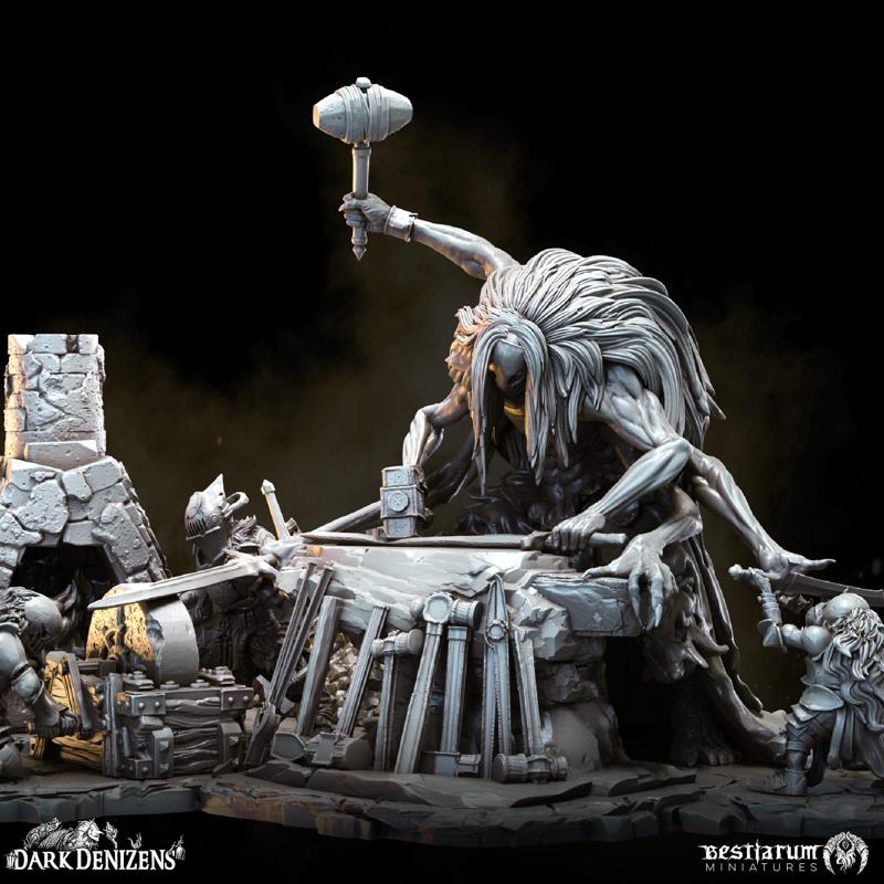 Slavesmith Thubacaine - Diorama