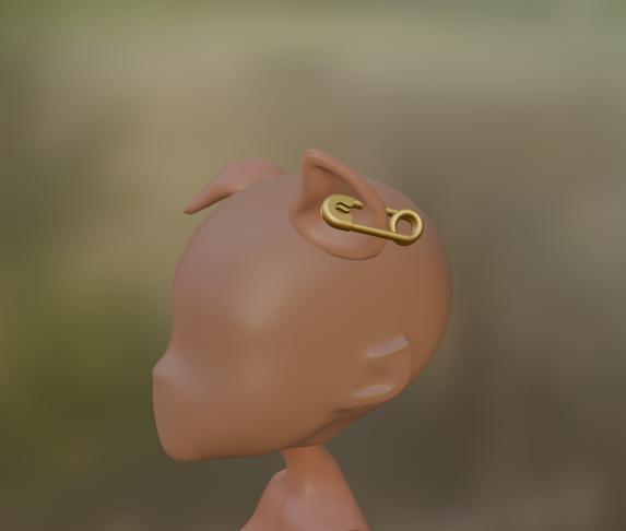 Howleen Wolf  earring