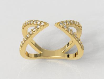 Trendy Diamond Ring
