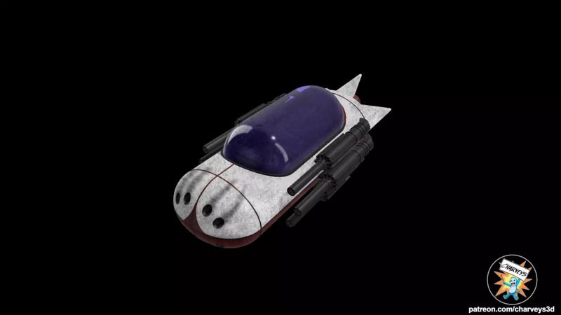 Star Wars A1 Deluxe Floater Landspeeder for action figures