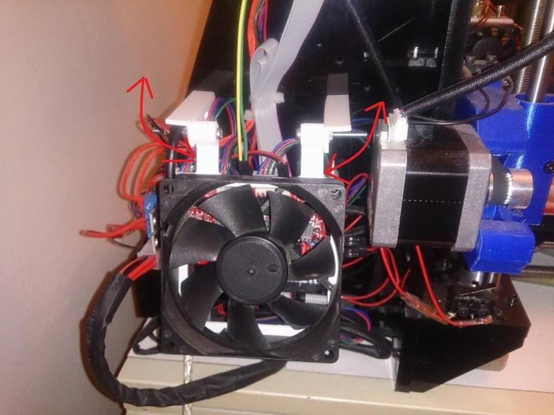 Fan holder (for cooling motor drivers)