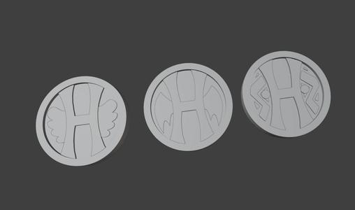 Panty and Stocking Coins - Heaven, Hell and Intergalactic