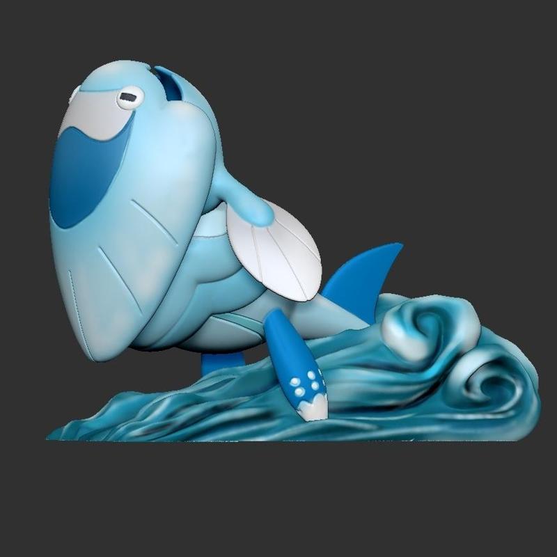 Arctovish - FAN ART - POKEMON FIGURINE - 3D PRINT MODEL