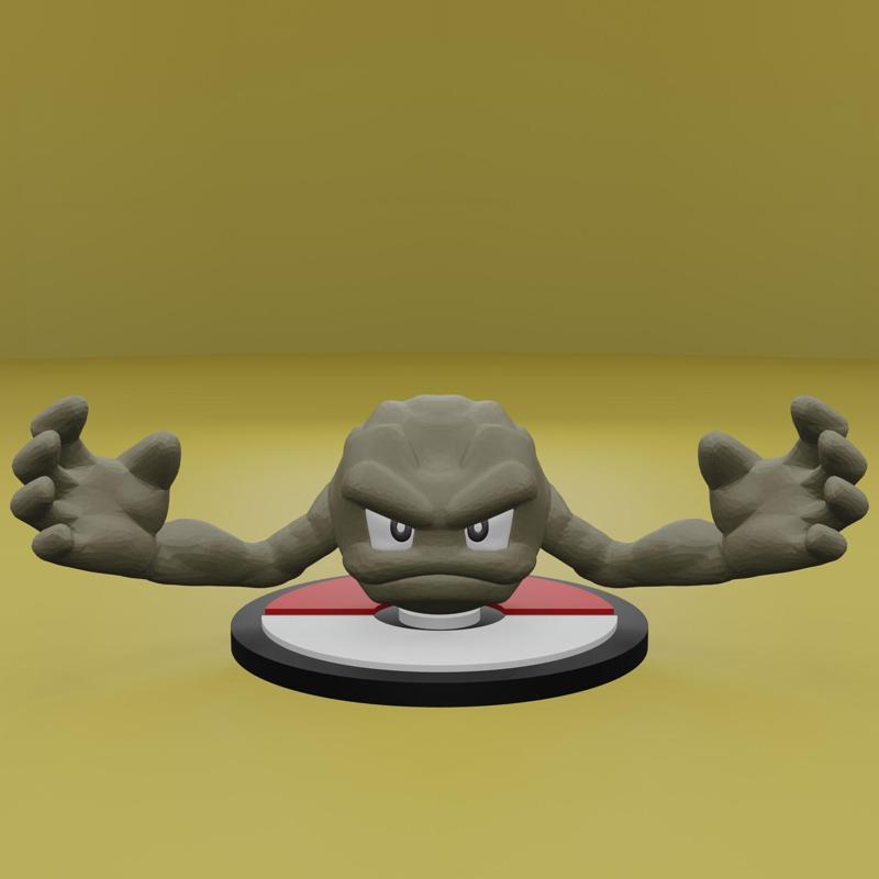 Pokemon No. 074 Geodude