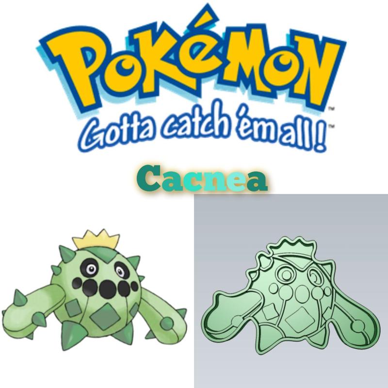 AMAZING POKEMON CAcnea COOKIE CUTTER STAMP CAKE DECORATING