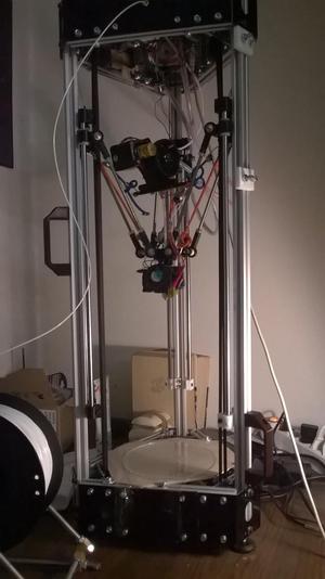 Mini delta kossel with Igus stuff and fly extruder
