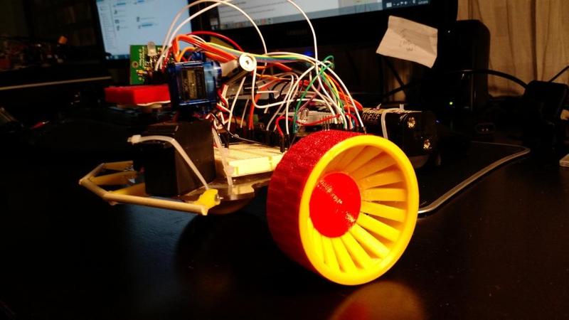 Robot Car Chassis Kit Spoked Wheels - Rims, Tires and knockoffs