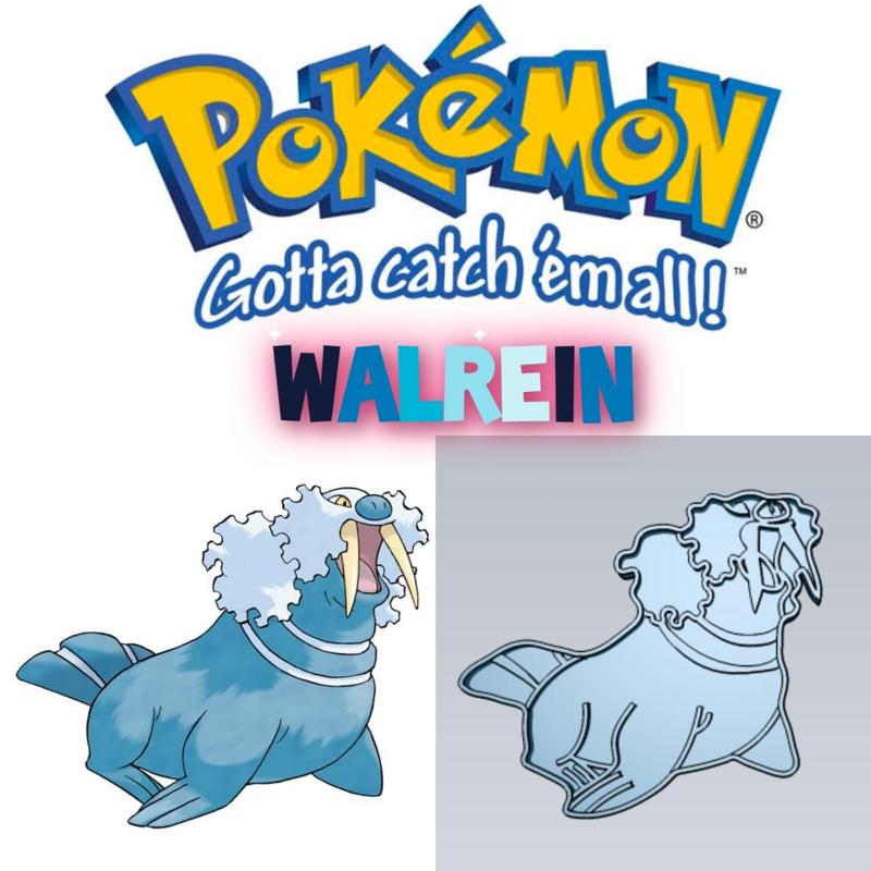 AMAZING POKEMON walrein COOKIE CUTTER STAMP CAKE DECORATING