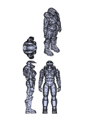 SPARTAN 117 Armour*(Mjolnir Mk_ V)