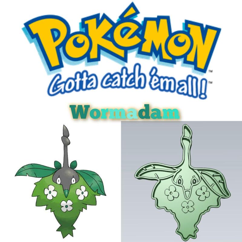 AMAZING POKEMON wormadam COOKIE CUTTER STAMP CAKE DECORATING