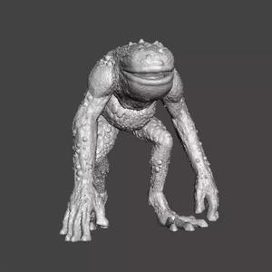 RE FROG HUNTER MINIATURE MODEL FIGURE FANTASY HORROR GAMES RPG
