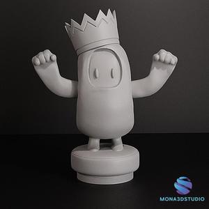 Fall Guys – Victory Pose with Crown | Pre-Supported STL Files