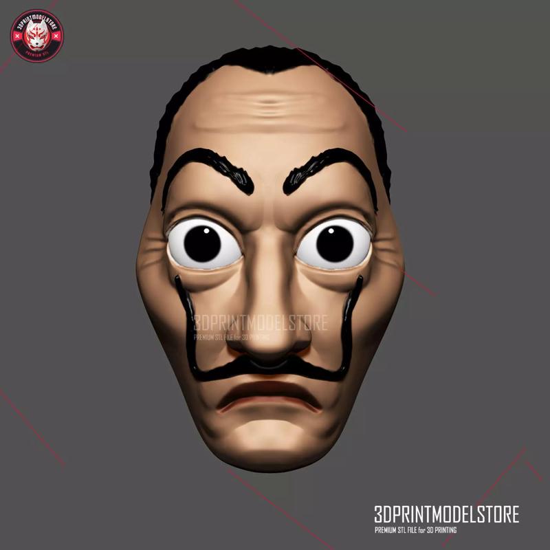 Dali Mask - Lacasa de papel Mask - Money Heist Mask Halloween