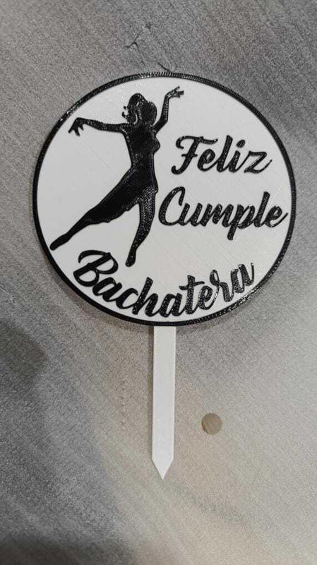 Happy Birthday Bachatera Topper