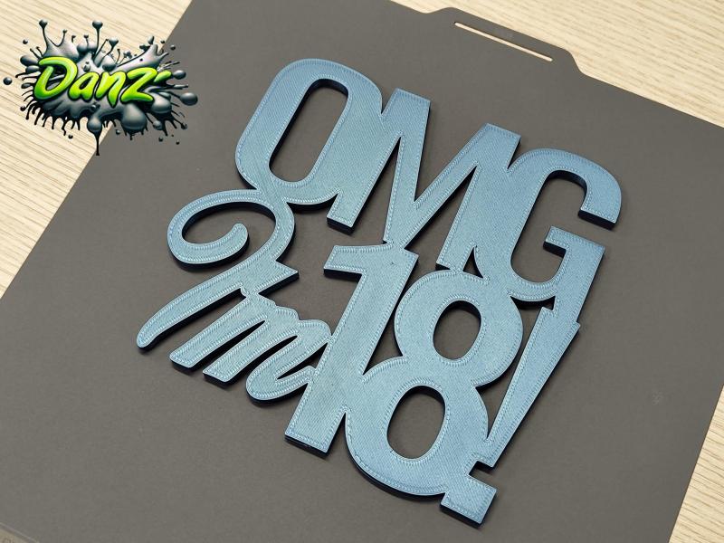 Cake Topper OMG I'm 18 years Birthday