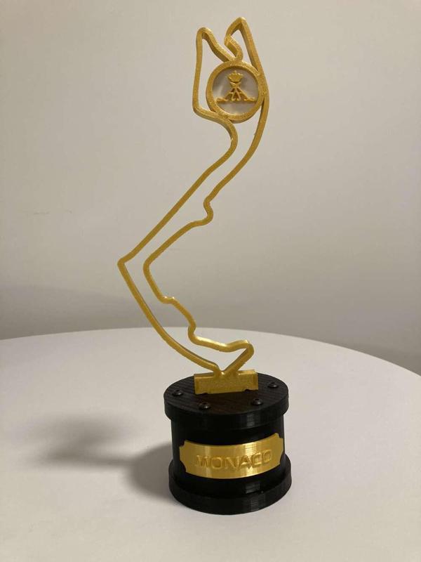Trophée Grand Prix de Monaco – Réplique décorative F1