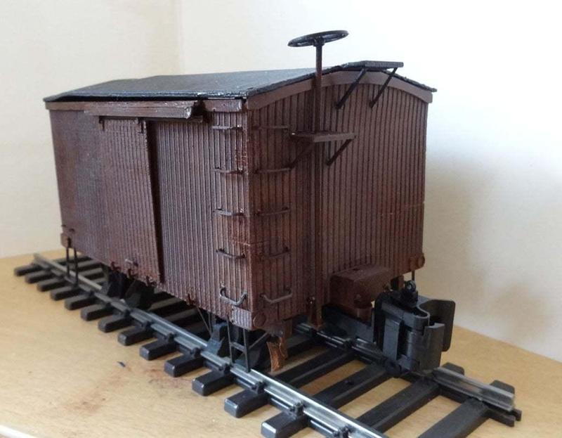 US Vintage Boxcar 1/32