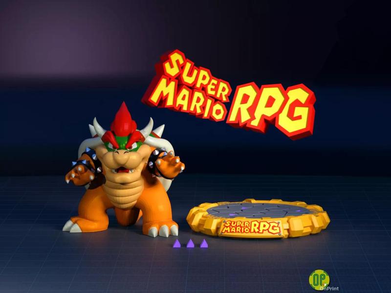 BOWSER - 3D Printable - Super Mario RPG Remake