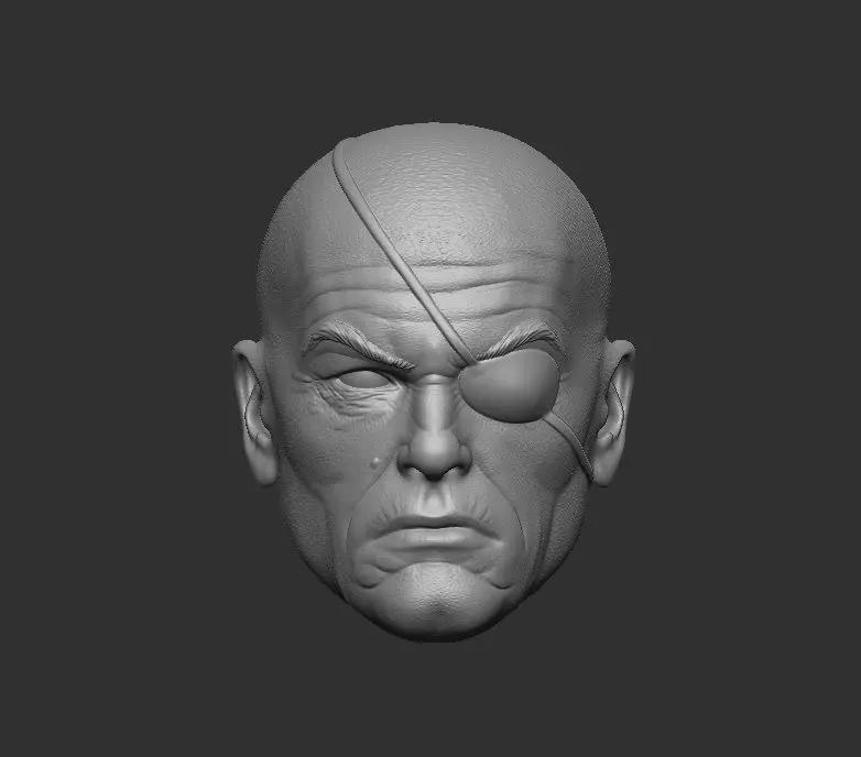 Colonel Black Headsculpt for Action Figures