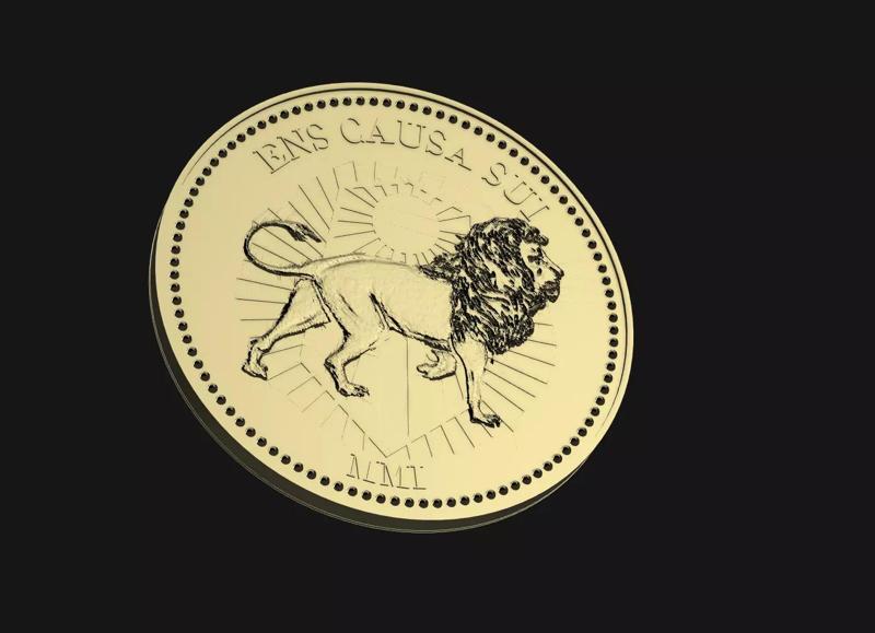 JOHN WICK CHAPTER 4 GOLD Continental COINS LIFE SIZE