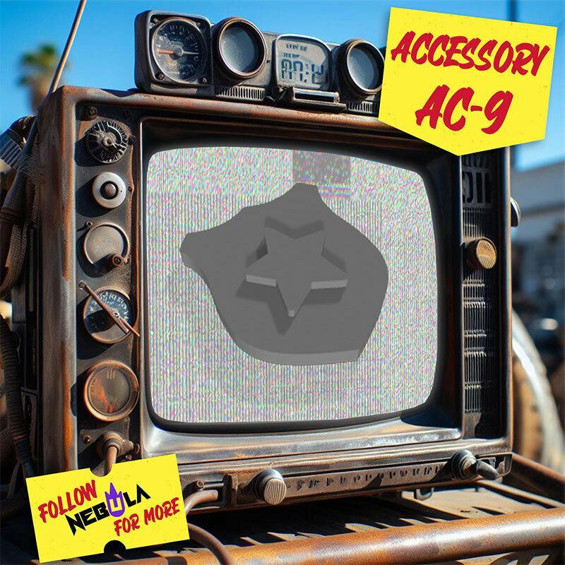 Gaslands Accessory Police Star AC9 - 3D STL files [1:64]