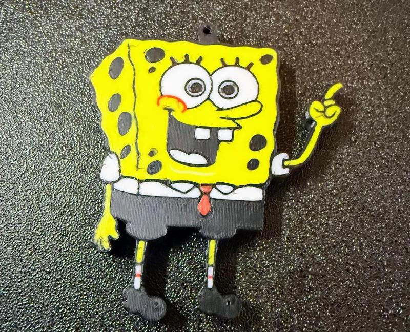 Spongebob keychain