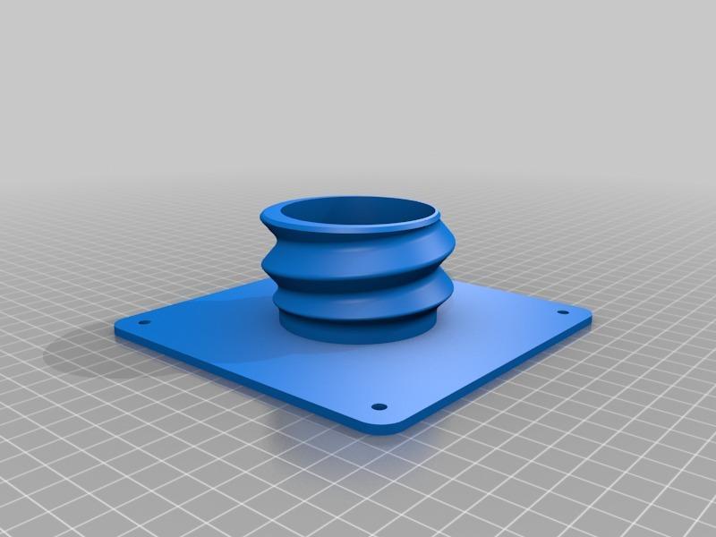 Exhaust Fitting, Wall Mount