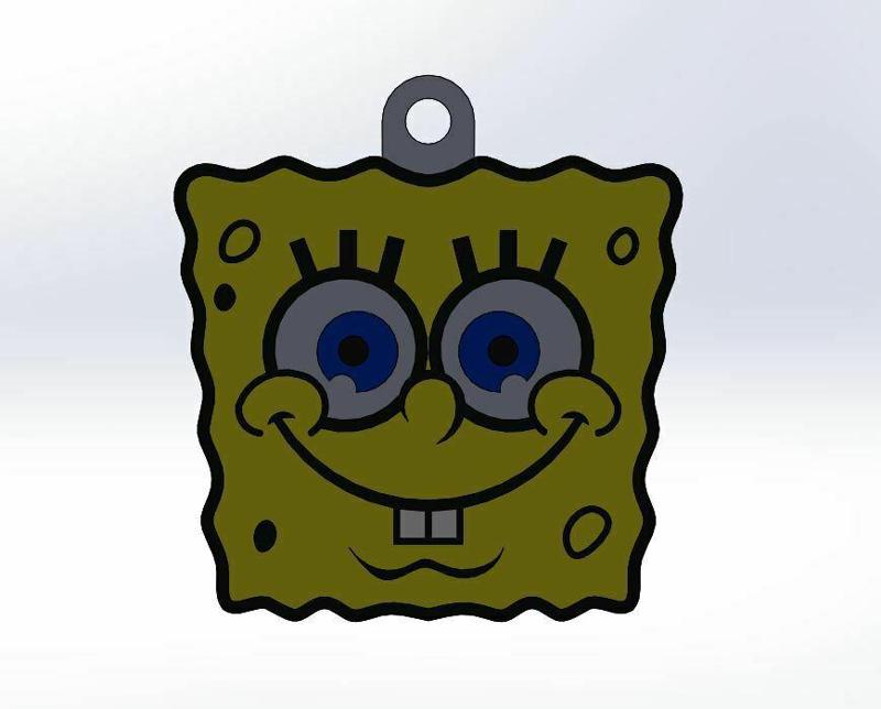 Spongebob keychain STL