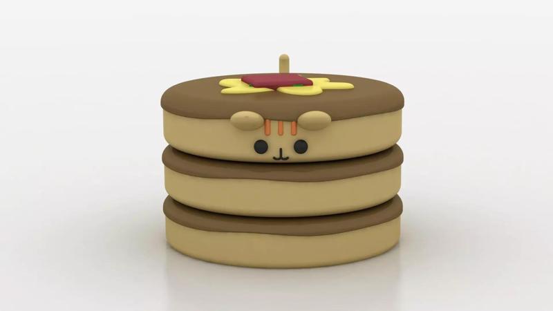 cute food toy 3D printable model