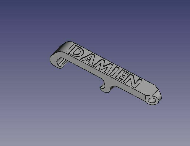 Damien pocket bottle opener