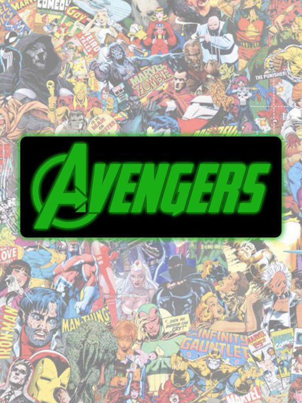 Avengers Battery Operated LED wall light STL