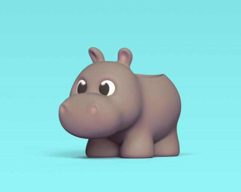 Hippo Pot