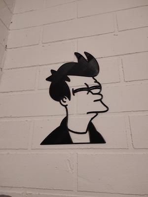 Philip J. Fry 2D WALL DECORATION