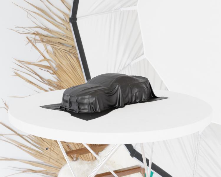 Mustang Reveal Car STL File – Sports Car Presentation 3D Printable Model