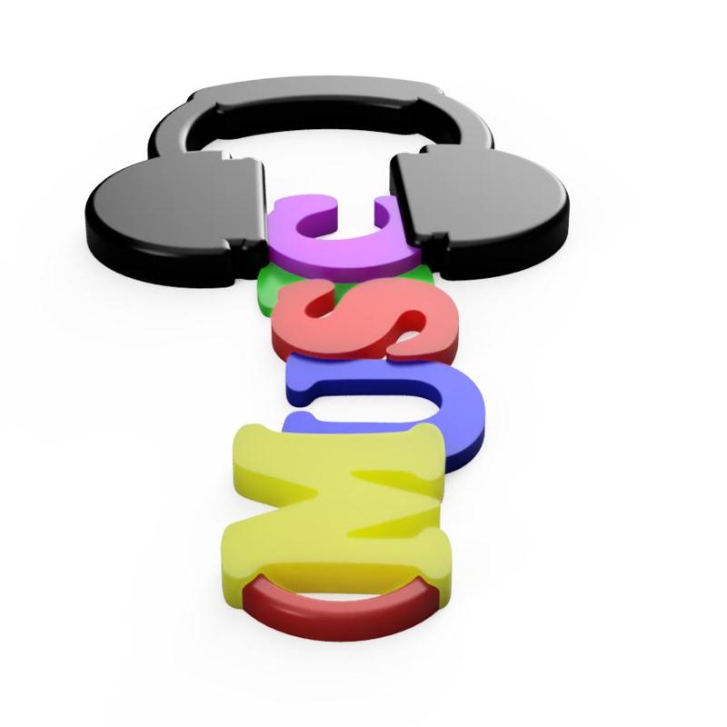 MUSIC FAN KEY TAG OR TOTE BAG TAG