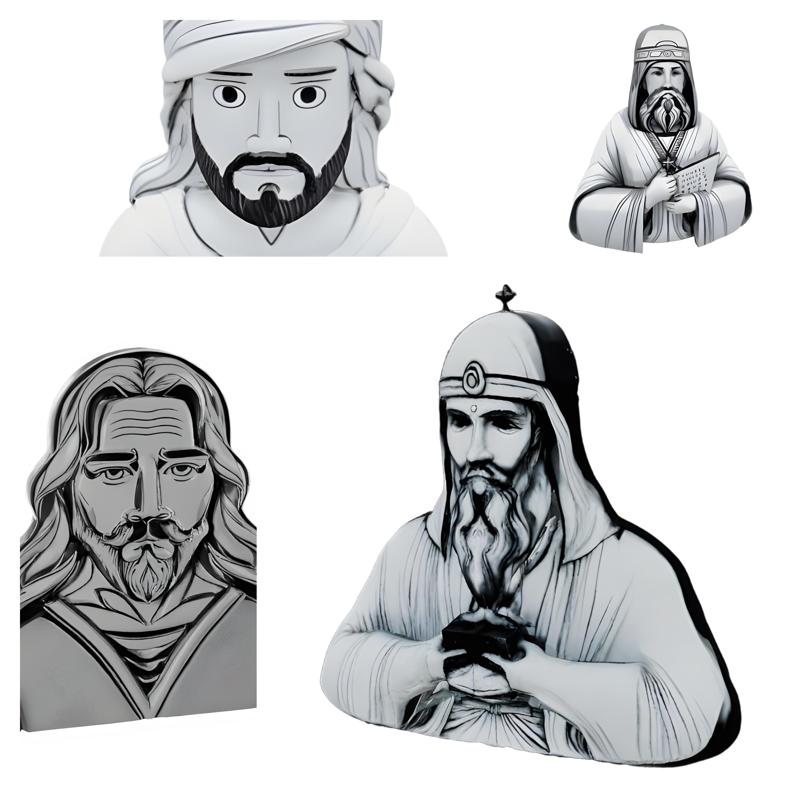 Religious Historical Figures Bust Collection