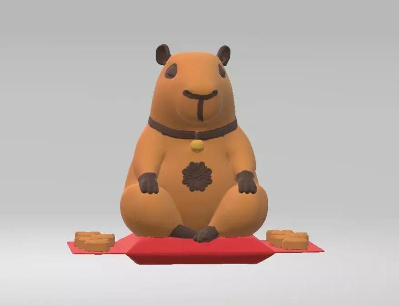 3D Model Cartoon Hamster