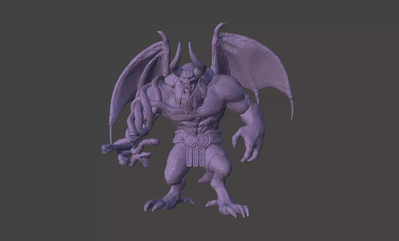 TRUE OGRE TEKKEN TAG TOURNAMENT TTT2 ULTRA-HIGH DETAILED STL