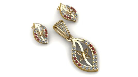 BUTTERFLY DESIGN LEAF LOCKET SET 3D PRINTABLE MODEL