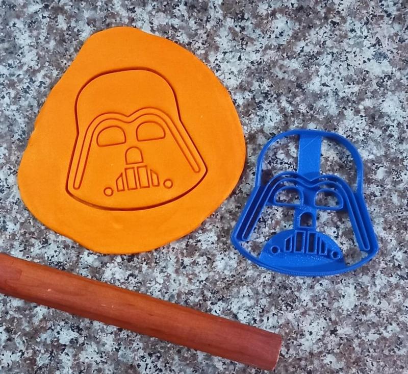 darth vader cookie cutter - cookie cutter stl