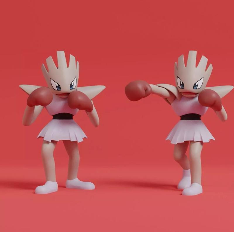Pokemon - Hitmonchan with 2 poses