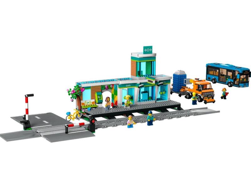 PixelBricks3D - Train Station 🚉✨🏙️