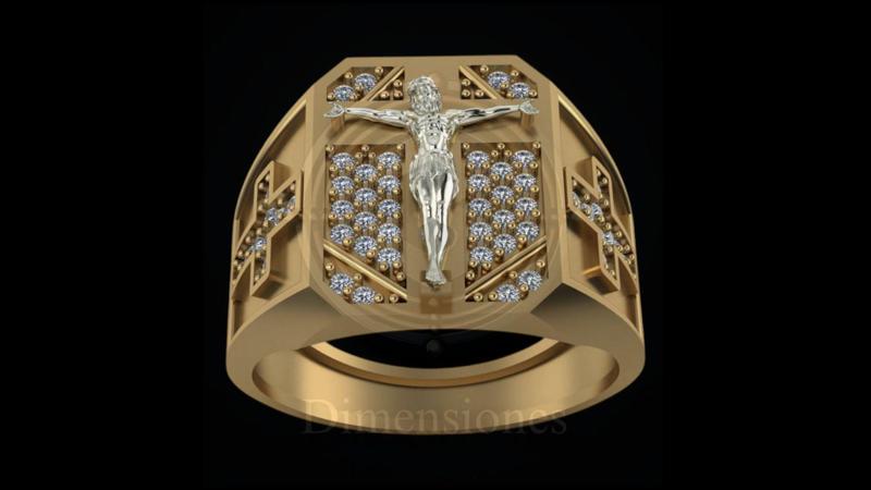 Christ Ring: Faith and Devotion in a Majestic Design
