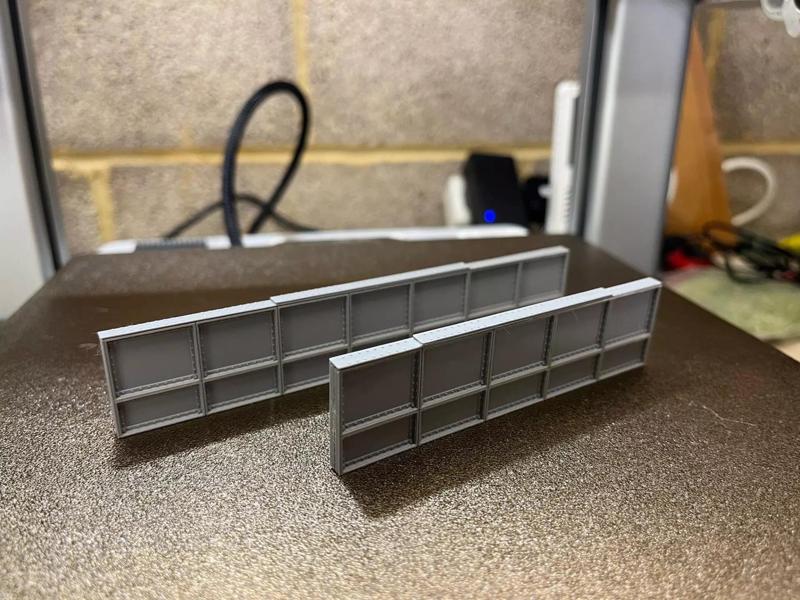 Model Railway Plate Girder Bridge Sides FDM and Resin