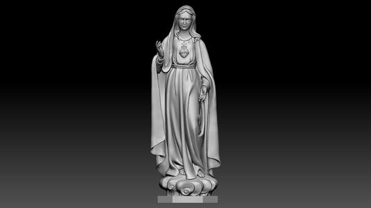 Our Lady of Fatima with holy heart