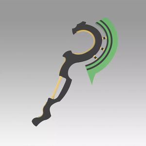 Seraph of the End Vampire Reigna Sangu Axe Weapons Cosplay Prop